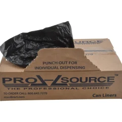 Heavy Duty Trash Bags: 56.000 gal, 1 mil, Pack of 100