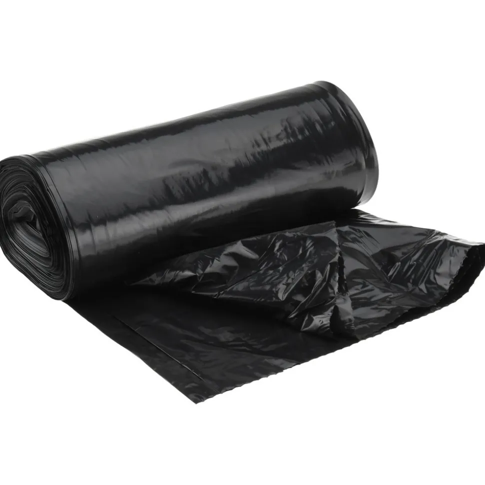 Heavy Duty Trash Bags: 60.000 gal, 1.25 mil, Pack of 100