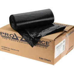 Heavy Duty Trash Bags: 60.000 gal, 1.25 mil, Pack of 100