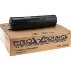 Heavy Duty Trash Bags: 56.000 gal, 1.1 mil, Pack of 100
