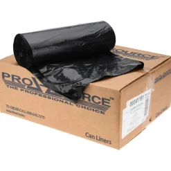 Heavy Duty Trash Bags: 45.000 gal, 1 mil, Pack of 125