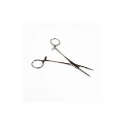 Hemostat Tweezer: All Purpose, Stainless Steel, Straight Tip, 5-1/2