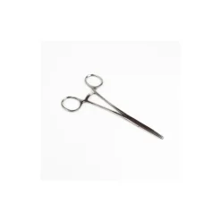 Hemostat Tweezer: All Purpose, Stainless Steel, Straight Tip, 5-1/2