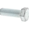Hex Head Cap Screw: 5/8-11, 2" Length Under Head, Grade 5 Steel, Zinc Finish