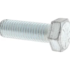Hex Head Cap Screw: 5/8-11, 2" Length Under Head, Grade 5 Steel, Zinc Finish