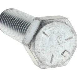 Hex Head Cap Screw: 5/8-11, 2" Length Under Head, Grade 5 Steel, Zinc Finish
