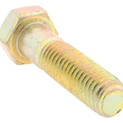 Hex Head Cap Screw: 1/2-13, 2" Length Under Head, Grade 8 Steel, Yellow Zinc Dichromate Finish