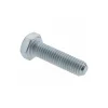 Hex Head Cap Screw: M8x1.25, 30.00 mm Length Under Head, Grade 10.9 Steel, Zinc Finish