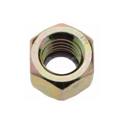 Hex Lock Nut: Insert Lock, Nylon Insert, 1/2-13, Grade 8 Steel, Yellow Zinc Dichromate Finish