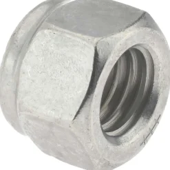 Hex Lock Nut: Insert Lock, Nylon Insert, 1/2-13, Grade 18-8 Stainless Steel