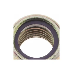 Hex Lock Nut: Insert Lock, Nylon Insert, 3/4-10, Grade 8 Steel, Yellow Zinc Finish