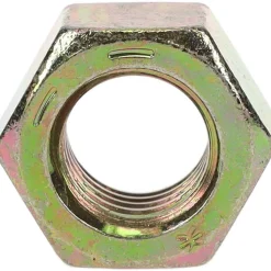 Hex Nut: 5/8-11, Grade 8 Steel, Yellow Zinc Dichromate Finish
