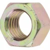 Hex Nut: 5/8-11, Grade 8 Steel, Yellow Zinc Dichromate Finish