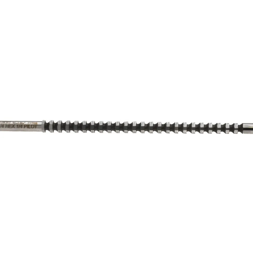 1/4" Hex, 1/4" Pilot Hole Dia, 1/4 to 3/4" Length of Cut, Hexagon Broach