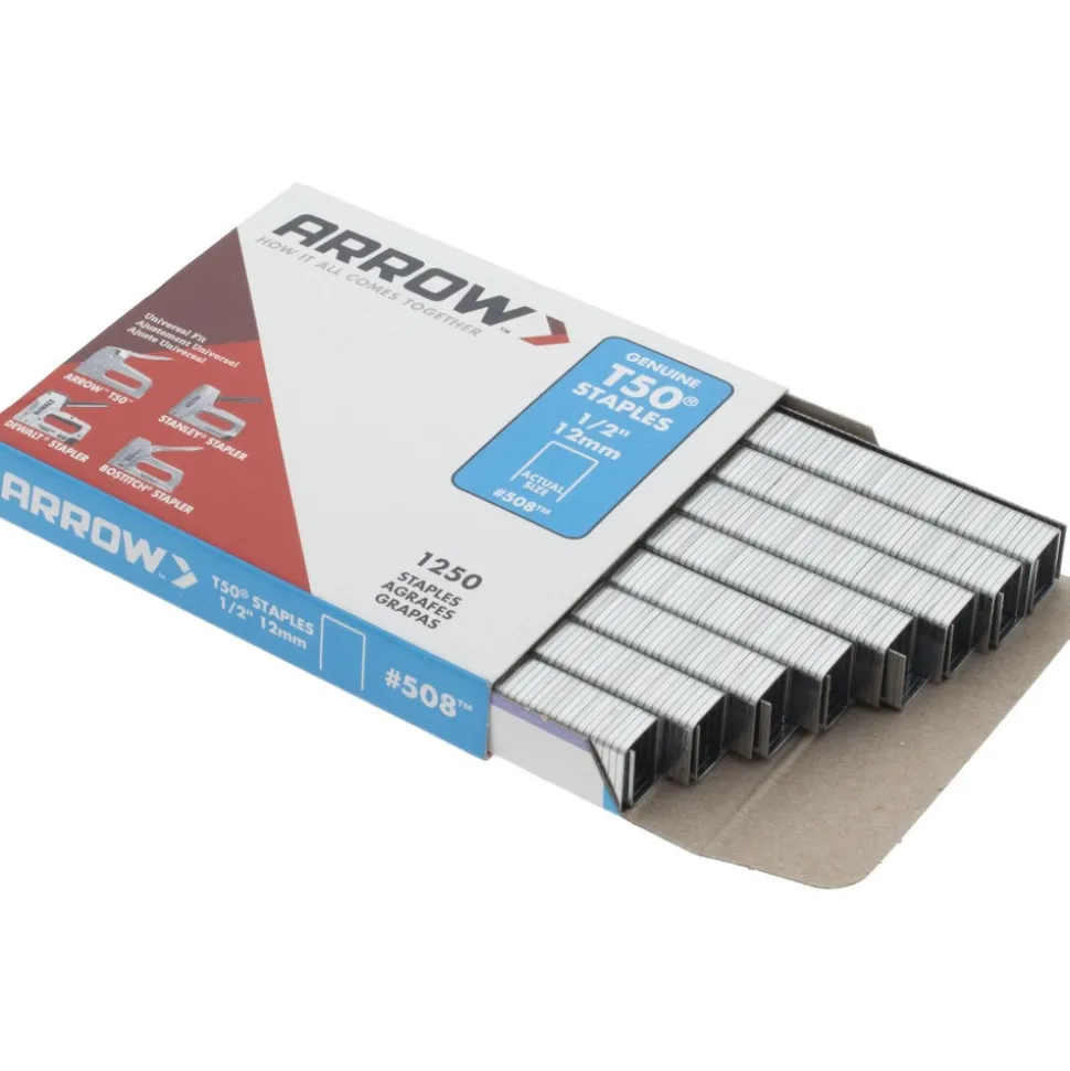 High Carbon Steel Heavy-Duty Staple: 1/2" Leg Length