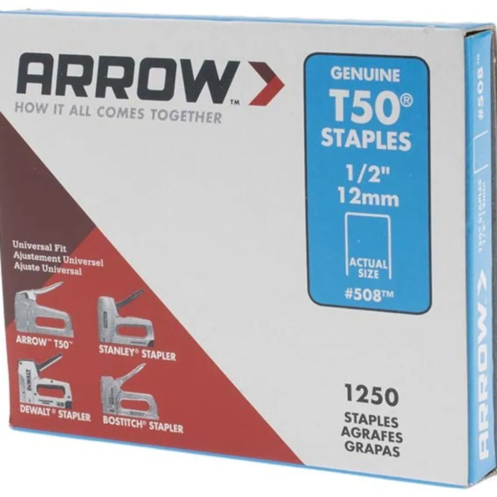 High Carbon Steel Heavy-Duty Staple: 1/2" Leg Length