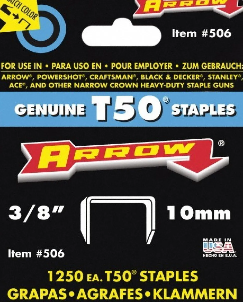 High Carbon Steel Heavy-Duty Staple: 3/8" Leg Length