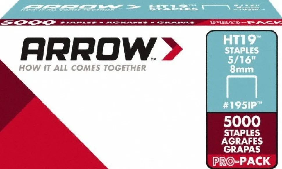 High Carbon Steel Light-Duty Staple: 5/16" Leg Length