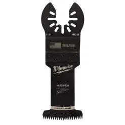 1-3/8” High Carbon Steel Precision Tooth Hardwood Universal Fit Oscillating Multi-Tool Blade