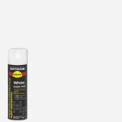 High Performance V2100 Enamel Spray Paint, White, Gloss, 15 oz