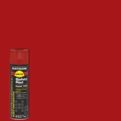 High Performance V2100 Enamel Spray Paint, Safety Red, Gloss, 15 oz
