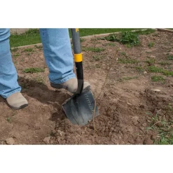 10-5/8" High, Round Steel Shovel