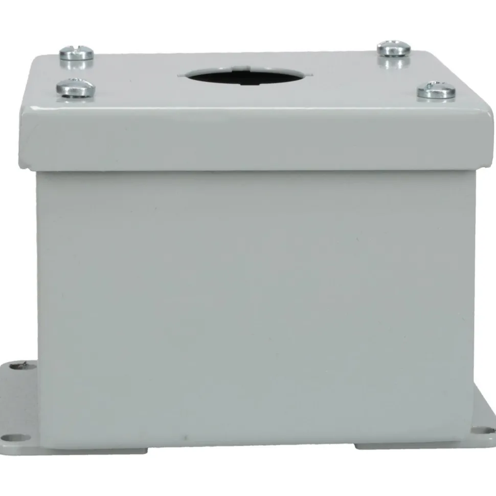 1 Hole, 1.203" Hole Dia, Steel Pushbutton Switch Enclosure