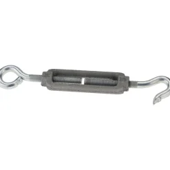 112 (Hook) & 96 (Eye) Lb Load Limit, 5/16" Thread Dia, 2-9/16" Take Up, Aluminum Hook & Eye Turnbuckle