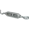 112 (Hook) & 96 (Eye) Lb Load Limit, 5/16" Thread Dia, 2-9/16" Take Up, Malleable Iron Hook & Eye Turnbuckle