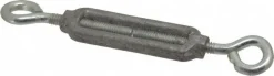 68 (Hook) & 74 (Eye) Lb Load Limit, 1/4" Thread Dia, 2-1/4" Take Up, Aluminum Hook & Eye Turnbuckle