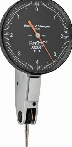 Horizontal Dial Test Indicator: 0.0080" Max, 0-4-0 Dial Reading
