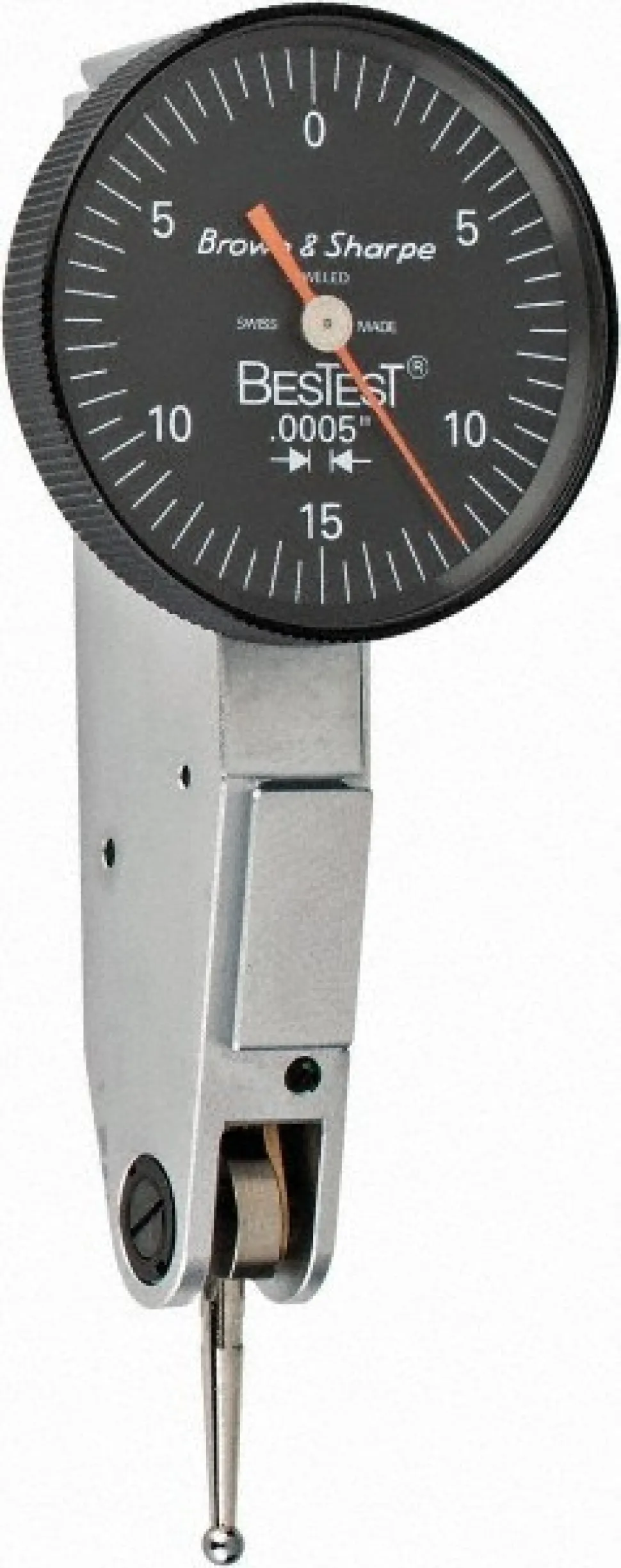 Horizontal Dial Test Indicator: 0.0300" Max, 0-15-0 Dial Reading