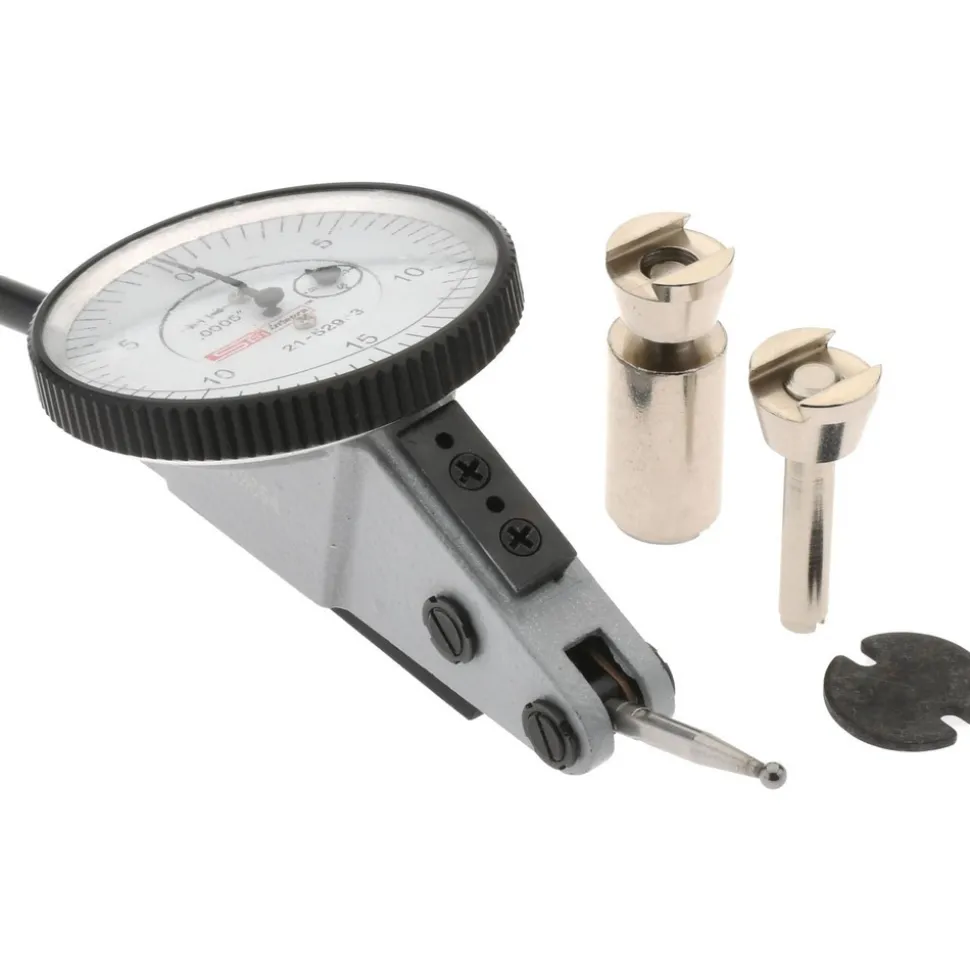Horizontal Dial Test Indicator: 0.0600" Max, 0-15-0 Dial Reading, 0.0008" Accuracy