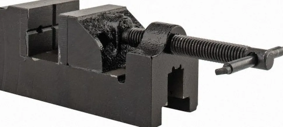Horizontal Drill Press Vise: 1-1/2" Jaw Width, 1-1/2" Jaw Opening