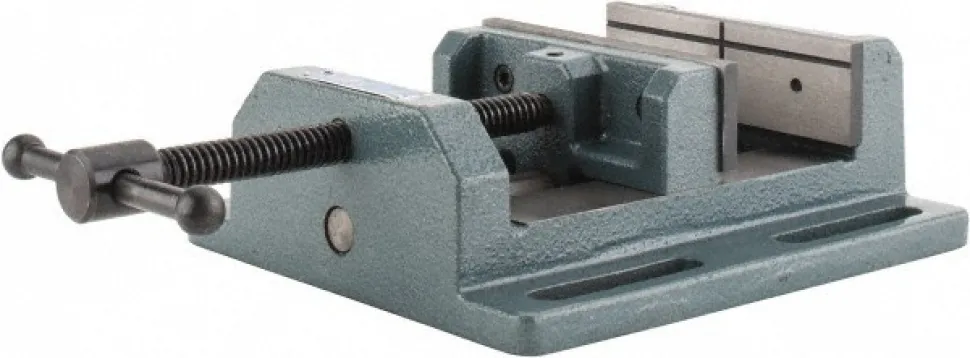 Horizontal Drill Press Vise: 6" Jaw Width, 6" Jaw Opening