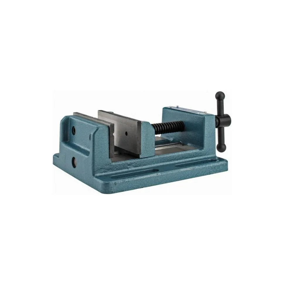 Horizontal Drill Press Vise: 4" Jaw Width, 4" Jaw Opening