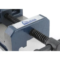 Horizontal Drill Press Vise: 4" Jaw Width, 4" Jaw Opening