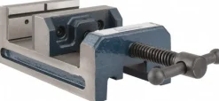 Horizontal Drill Press Vise: 4" Jaw Width, 4" Jaw Opening