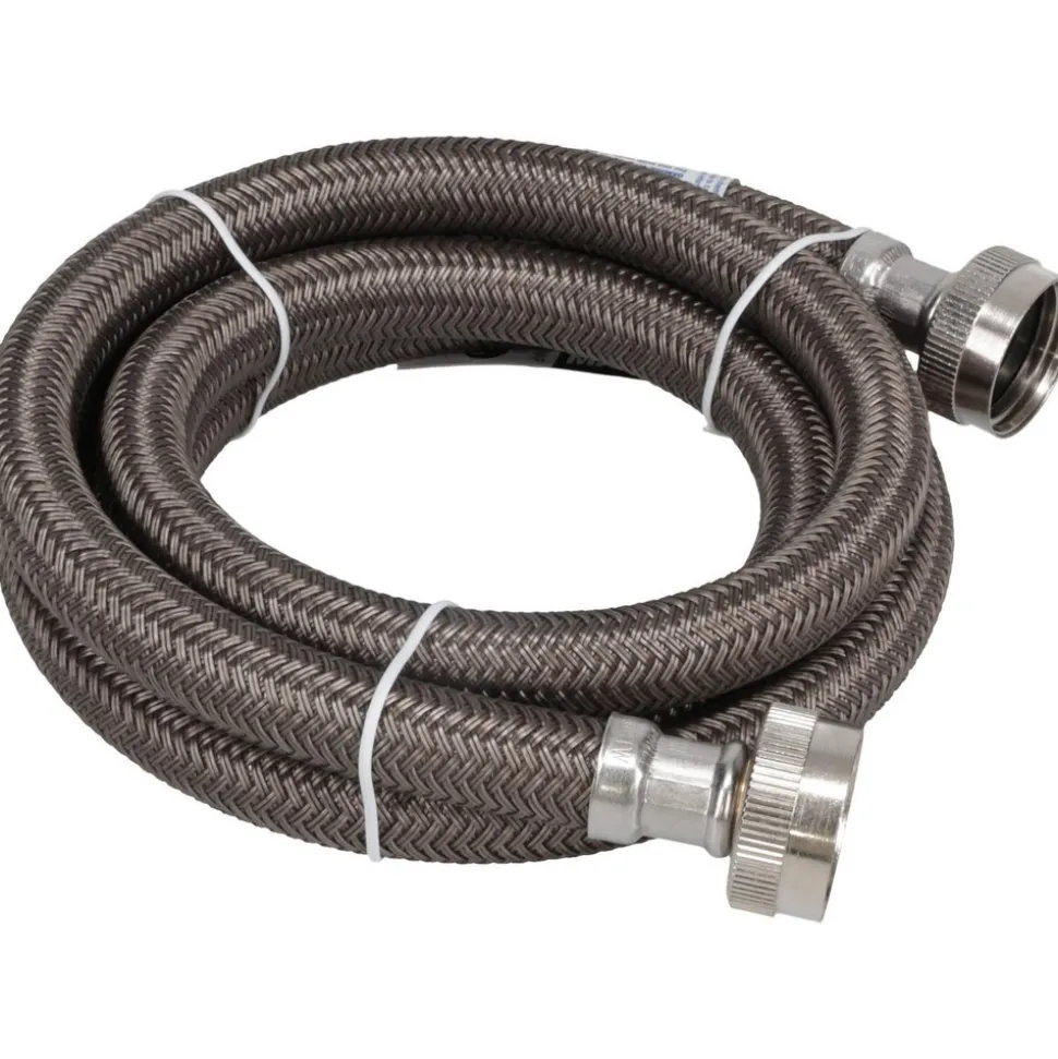 3/4" Hose Bibb Inlet, 3/4" Hose Bibb Outlet, Brass Flexible Connector