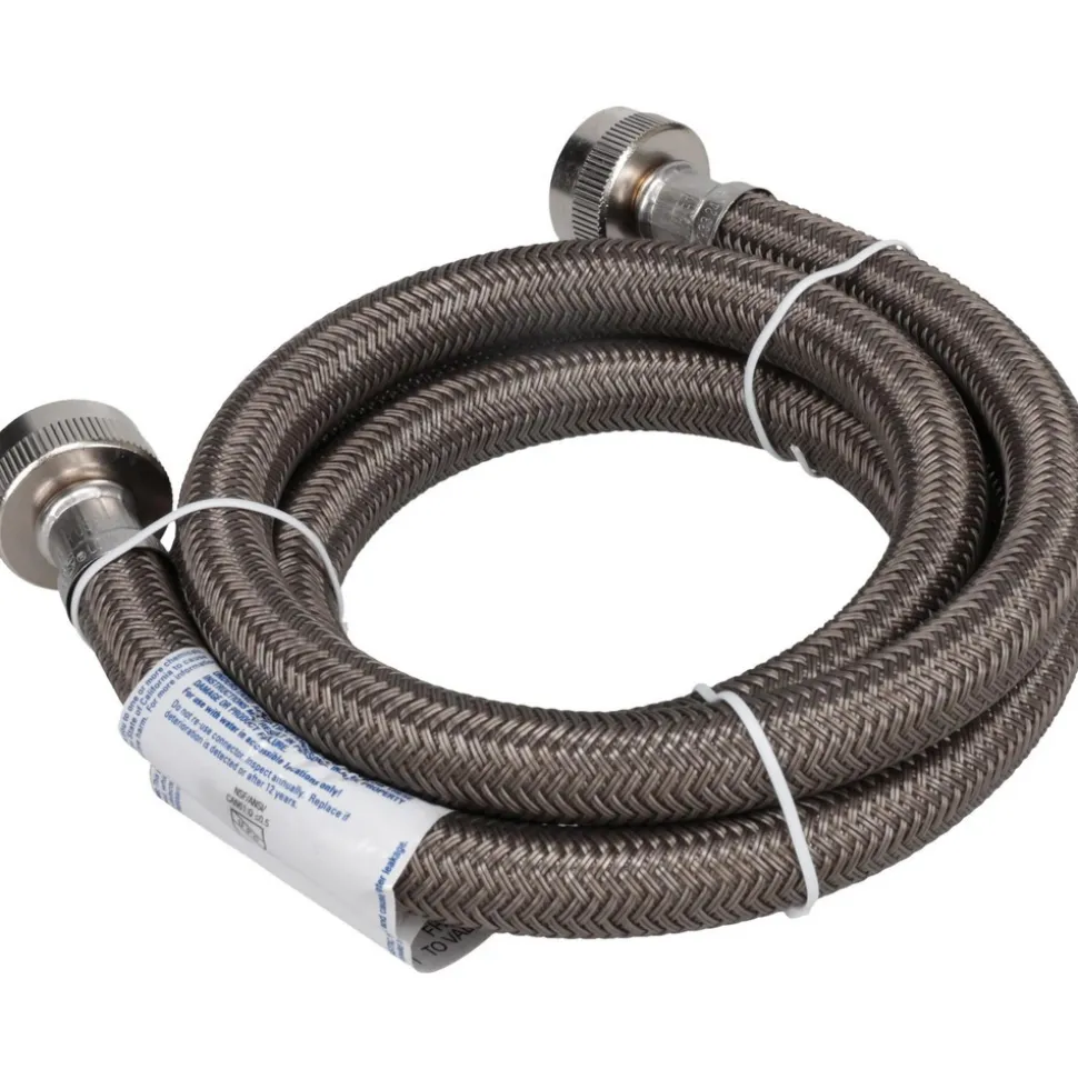 3/4" Hose Bibb Inlet, 3/4" Hose Bibb Outlet, Brass Flexible Connector
