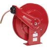 Hose Reel with Hose: 1/2" ID Hose x 50', Spring Retractable