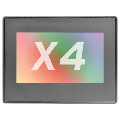 Human Machine Interfaces (HMIs): Integrated PLC: Yes; Display Type: 4.3" Color LCD; Function Keys: Yes; Audio Type: No Audio Capability