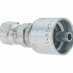Hydraulic Hose Female JIC 37 deg Swivel Fitting: 0.2500" Hose ID, Hose Size 4, 1/4" Thread