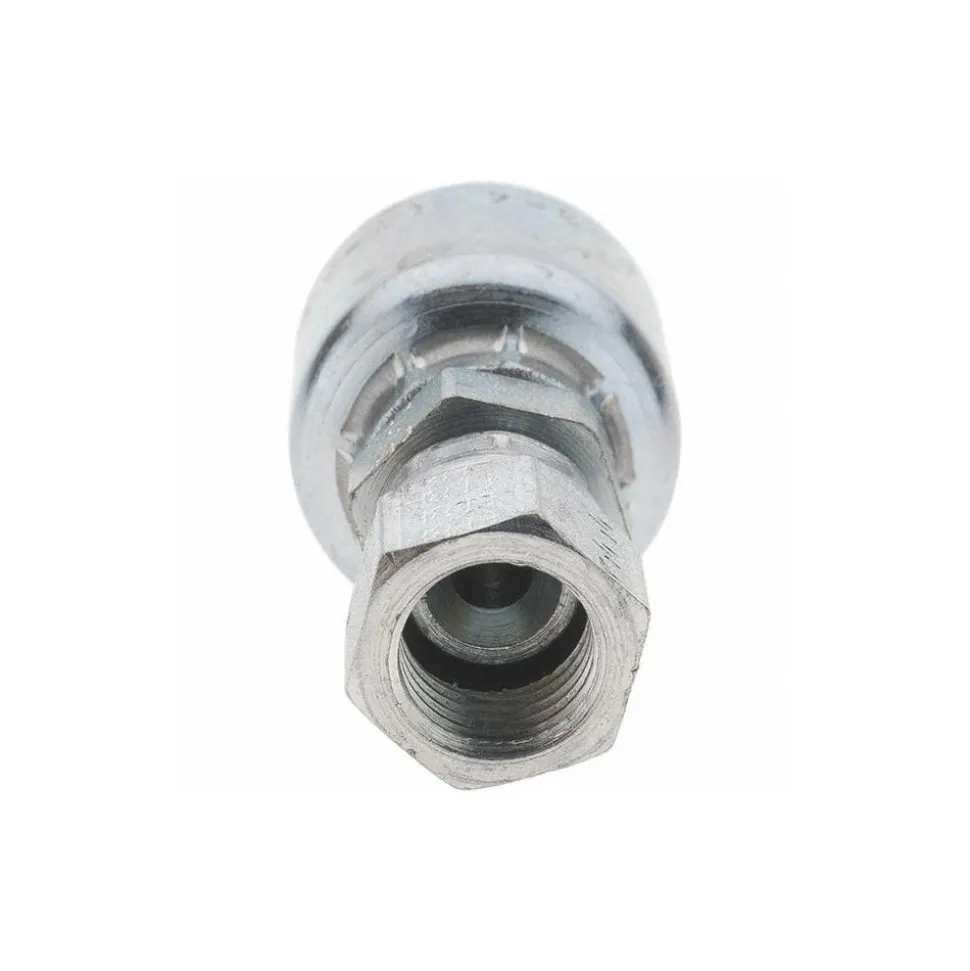 Hydraulic Hose Female JIC 37 deg Swivel Fitting: 0.2500" Hose ID, Hose Size 4, 1/4" Thread