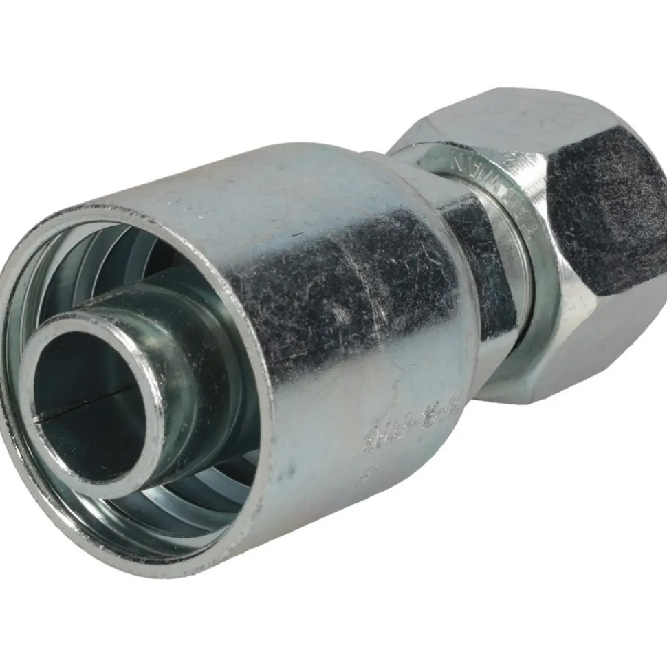 Hydraulic Hose Female JIC 37 deg Swivel Fitting: 1.0000" Hose ID, Hose Size 16, 1" Thread
