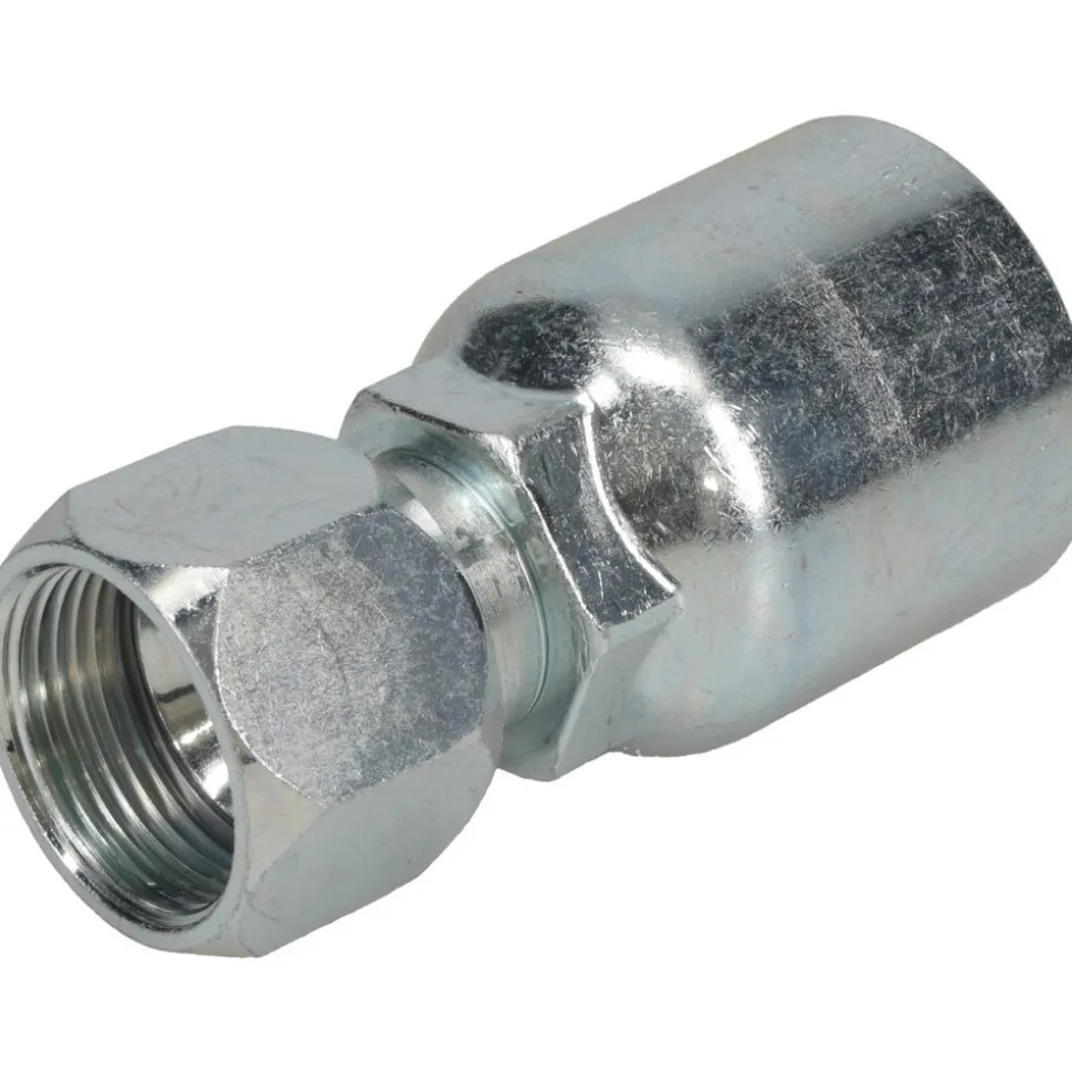 Hydraulic Hose Female JIC 37 deg Swivel Fitting: 1.0000" Hose ID, Hose Size 16, 1" Thread