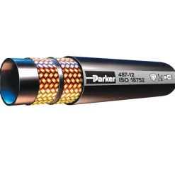 Hydraulic Hose: 385', 3/8" ID, Synthetic Rubber, 4000 Max psi