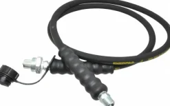 Hydraulic Pump Hose: 1/4" ID, 6' OAL, Rubber, 10,000 Max psi
