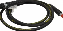 Hydraulic Pump Hose: 1/4" ID, 10' OAL, Rubber, 10,000 Max psi