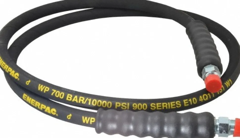 Hydraulic Pump Hose: 3/8" ID, 6' OAL, Rubber, 10,000 Max psi
